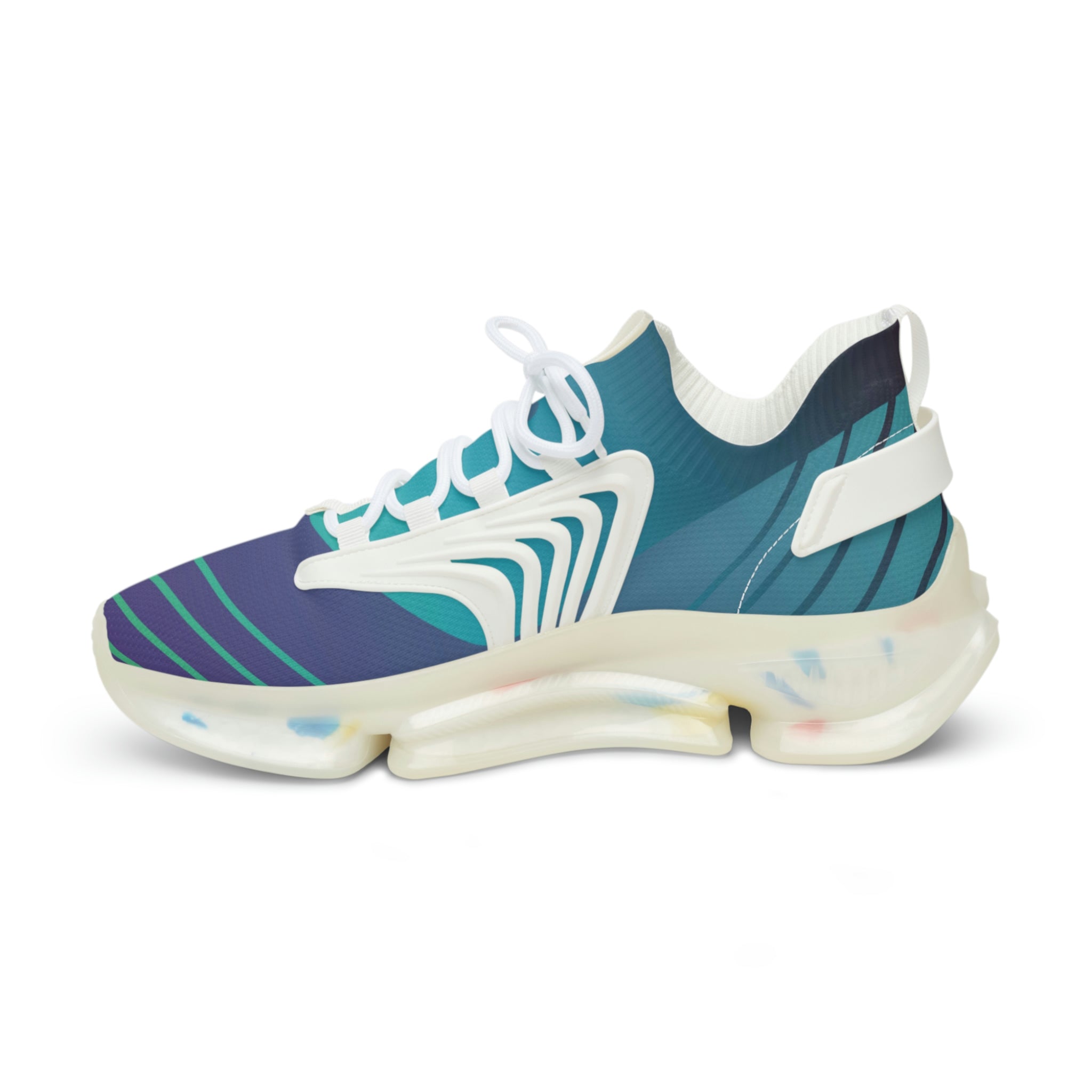 Polaris Sport Sneakers- Aqua Green Gradient