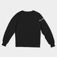 Men's Classic French Terry Crewneck Pullover-Black