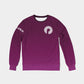 Men's Classic French Terry Crewneck Pullover-Plum