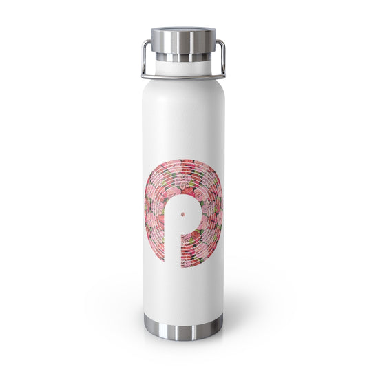 Polaris 22oz Vacuum Insulated Bottle- Pink Flowers