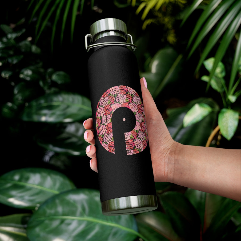 Polaris 22oz Vacuum Insulated Bottle- Pink Flowers