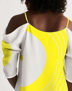 Load image into Gallery viewer, Polaris Women&#39;s Open Shoulder A-Line Dress - Tulip

