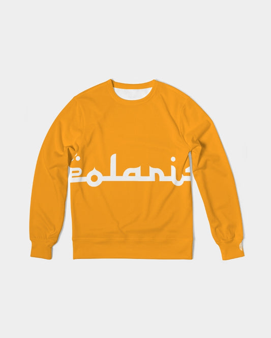 Polaris Orange Men's Classic French Terry Crewneck Pullover