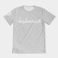 Polaris Lux Arabic Men's Tee- Light Grey/White