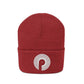 Polaris Knit Beanie- White Logo