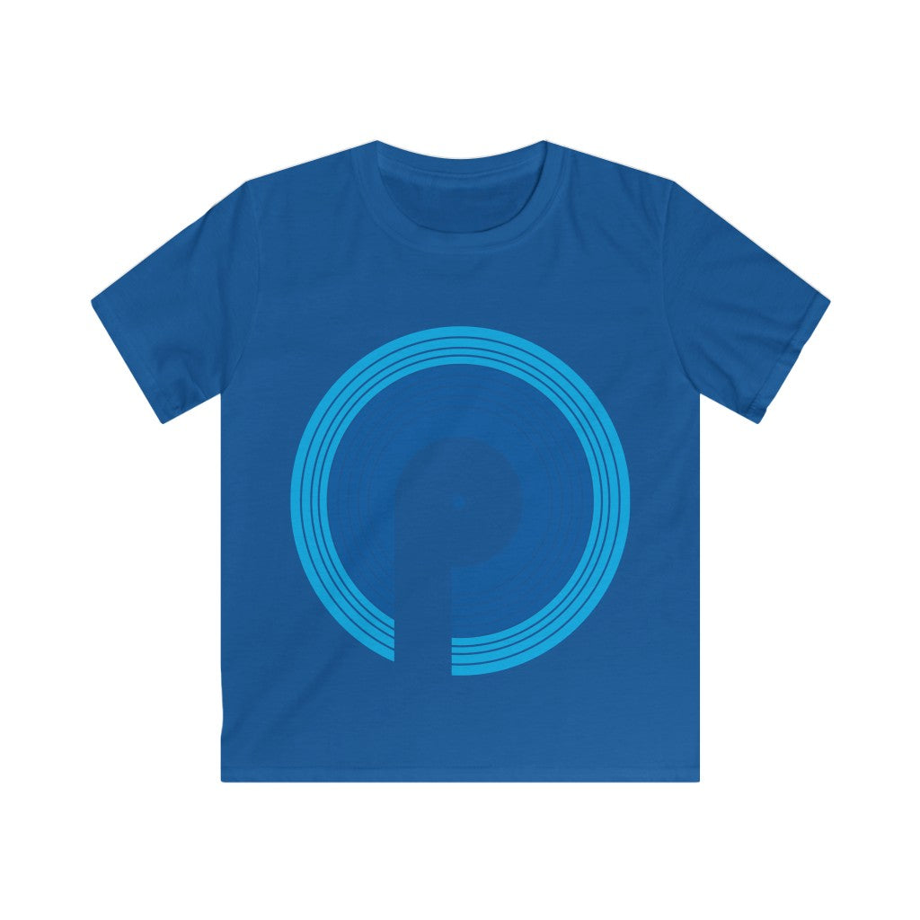 Polaris Unisex Kids Softstyle Tee- Double Blue Logo