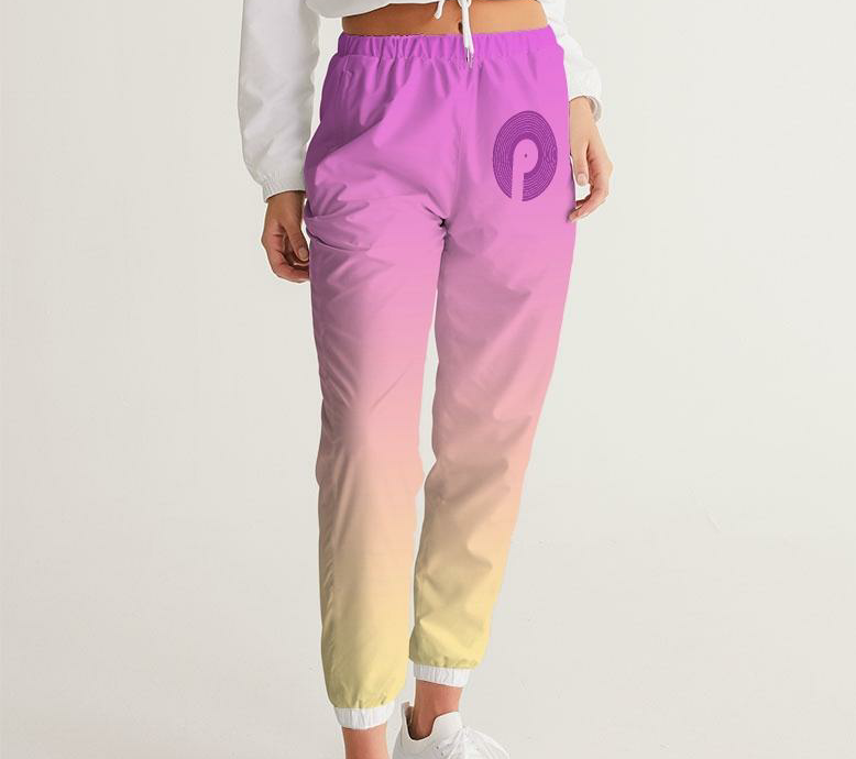 Women's Track Pants-Purple Rain