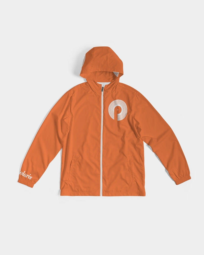 Red Orange Men's Windbreaker