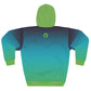 Polaris AOP Unisex Pullover Hoodie- Green Dreams