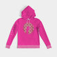 Lux-2  Women's Hoodie- Deep Pink