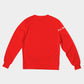 Men's Classic French Terry Crewneck Pullover-Red