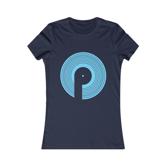 Polaris Women's Favorite Tee- Light Blue Logo