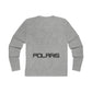 Polaris Men's Long Sleeve Crew Tee - Blue Logo