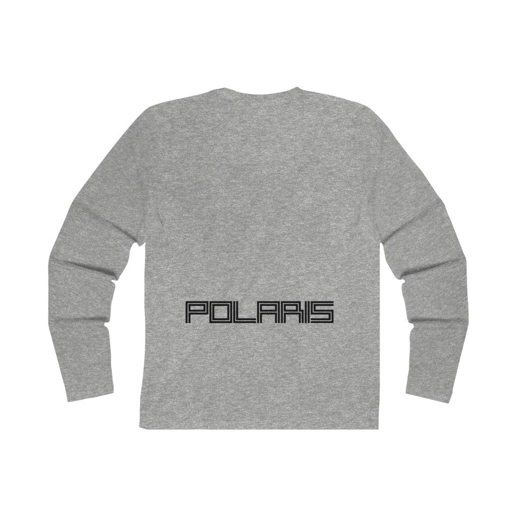 Polaris Men's Long Sleeve Crew Tee - Blue Logo