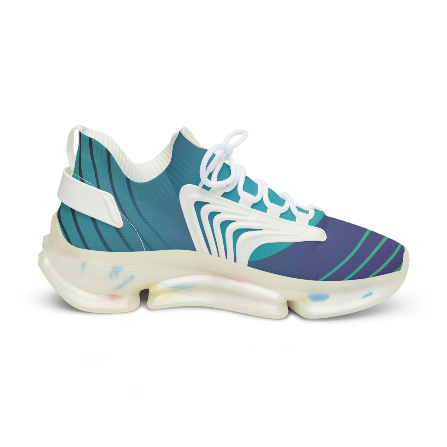 Polaris Sport Sneakers- Aqua Green Gradient