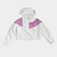 Women's Cropped Windbreaker-Purple Gradient