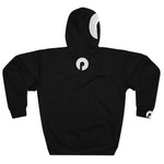 Load image into Gallery viewer, Polaris Street Unisex Pullover Hoodie- Black/White
