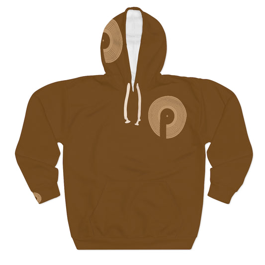 Polaris Street Unisex Pullover Hoodie- Coffee