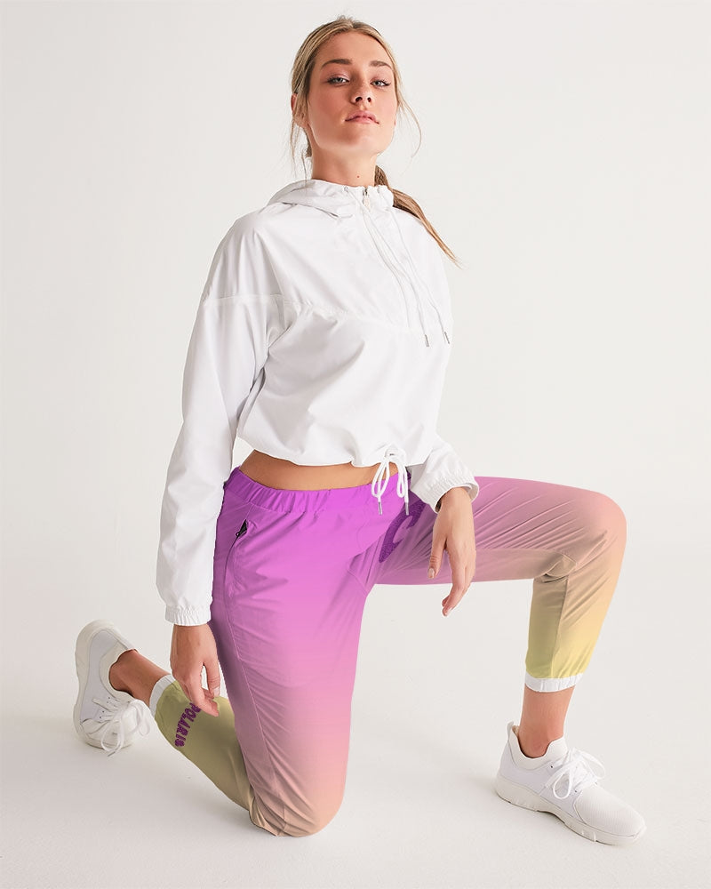 Women's Track Pants-Purple Rain