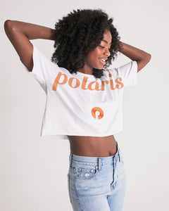 Polaris Women's Lounge Cropped Tee- Orange Gradient