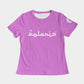 Polaris Lux Arabic Women's Tee- Orchid/White