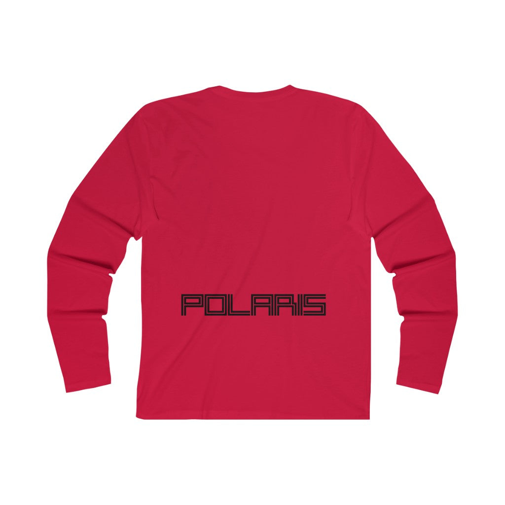 Polaris Men's Long Sleeve Crew Tee - Blue Logo