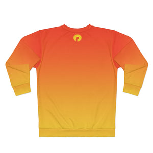 Polaris Vertical Joyride Unisex Sweatshirt- Orange Fade