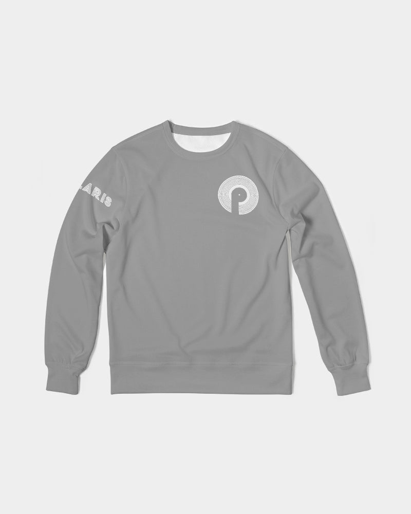 Men's Classic French Terry Crewneck Pullover-Grey