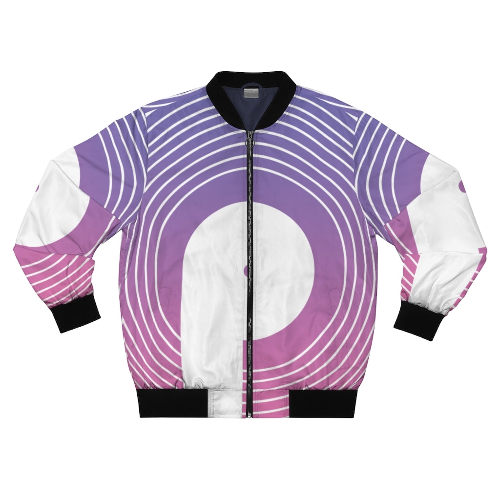 Polaris AOP Unisex Bomber Jacket- Gradient Logo