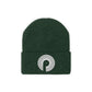 Polaris Knit Beanie- White Logo