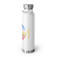 Polaris 22oz Vacuum Insulated Bottle- Rainbow Cotton Candy