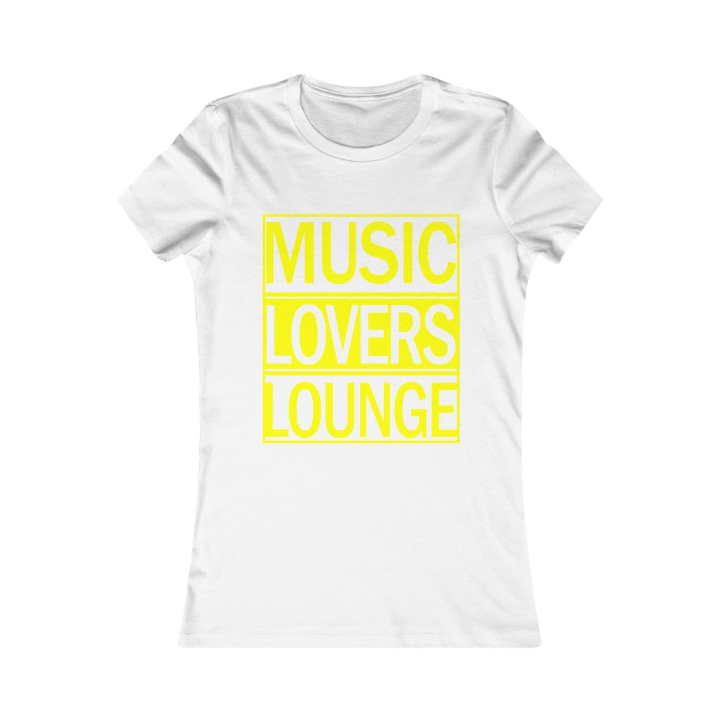 M.L.L.- Women's Favorite Tee- Yellow Logo