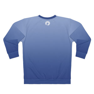 Polaris Vertical Joyride AOP Unisex Sweatshirt- Navy Blue Fade