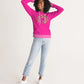 Lux-2  Women's Hoodie- Deep Pink