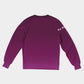 Men's Classic French Terry Crewneck Pullover-Plum