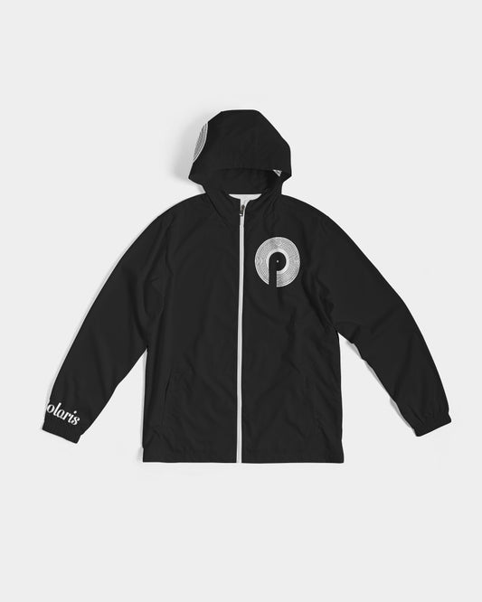 Polaris Black/White Men's Windbreaker