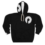 Load image into Gallery viewer, Polaris Street Unisex Pullover Hoodie- Black/White

