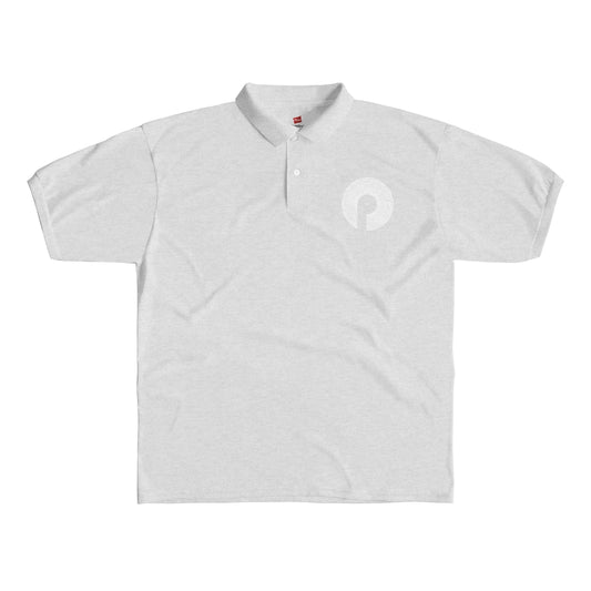 Polaris Men's Polo Shirt- White Logo