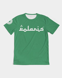Polaris Lux Arabic Men's Tee-Sea Green/White