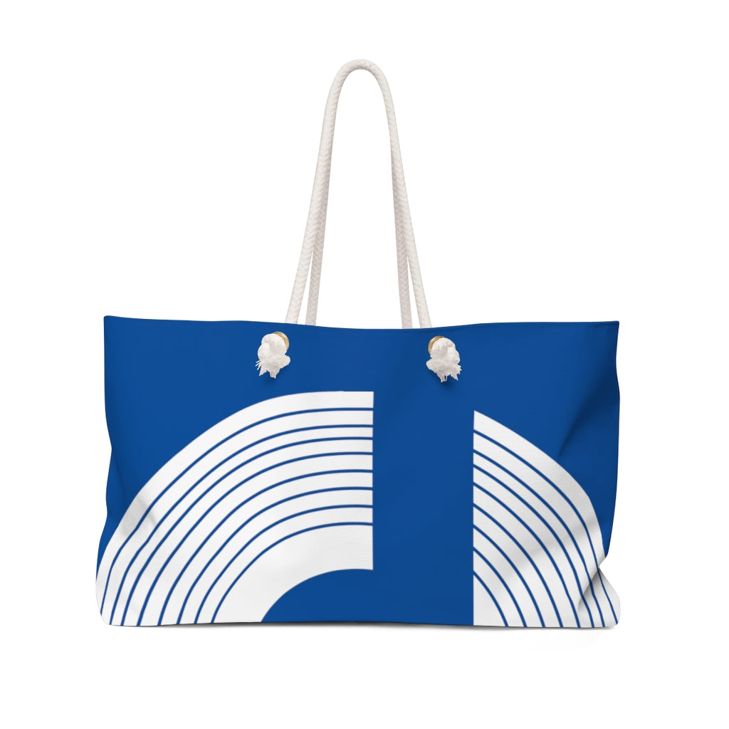 Polaris Weekender Bag - Blue/White