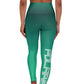 Polaris High Waisted Yoga Leggings-Aqua Green