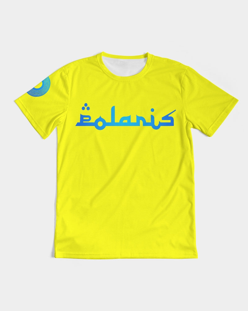 Polaris Lux Arabic Men's Tee- Yellow/Blue Gradient