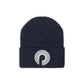 Polaris Knit Beanie- White Logo