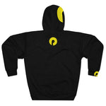 Load image into Gallery viewer, Polaris Street AOP Unisex Pullover Hoodie- Black/Yellow
