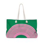 Load image into Gallery viewer, Polaris Weekender Bag - Green/Pink
