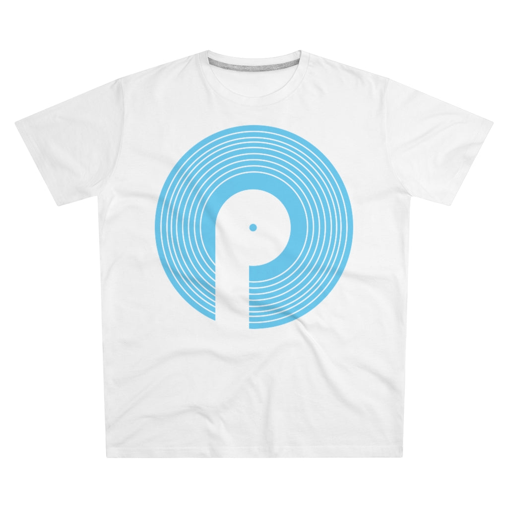 Polaris Men's Modern-fit Tee- Light Blue Logo