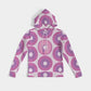 Lux-3 Women's Hoodie- Pink Circles