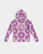 Load image into Gallery viewer, Lux-3 Women&#39;s Hoodie- Pink Circles
