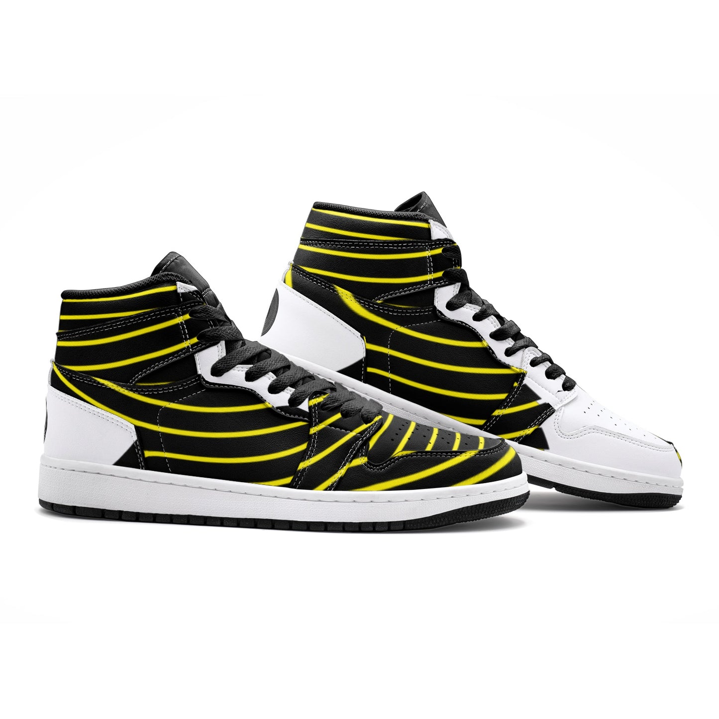 Polaris Triton Sneakers- White/Yellow/Black