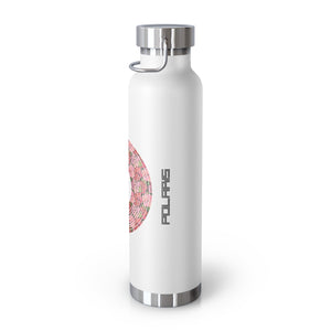 Polaris 22oz Vacuum Insulated Bottle- Pink Flowers